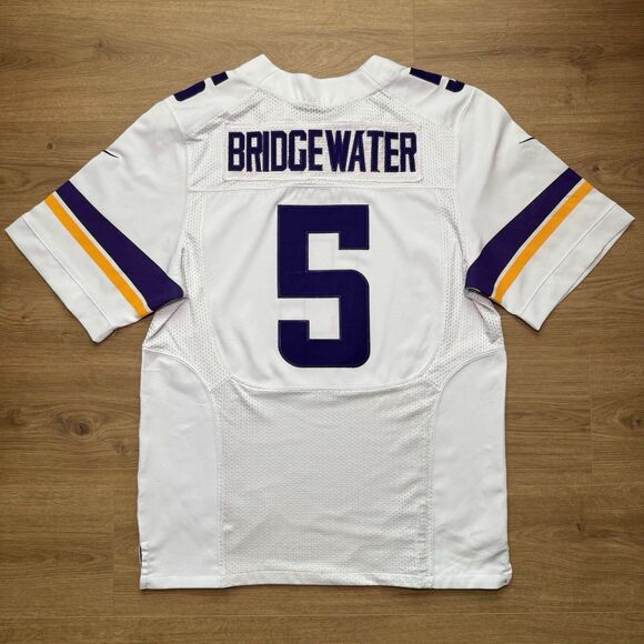Nike Minnesota Vikings Teddy Bridgewater On Field Jersey Size 44 NFL #5 White - Picture 9 of 9